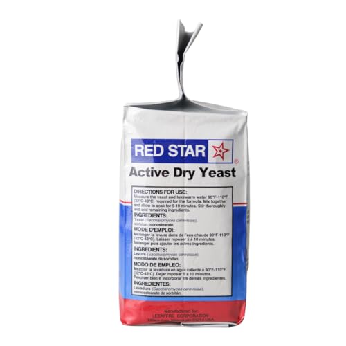 Red Star Active Dry Yeast 16 oz (1 pound) size