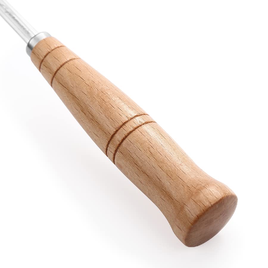 "SAINT GERMAIN Premium Hand Crafted Bread Lame for Dough Scoring Knife, Lame Bread Tool for Sourdough Bread Slashing with 10 Blades Included with Replacement with Authentic Leather Protector Cover"