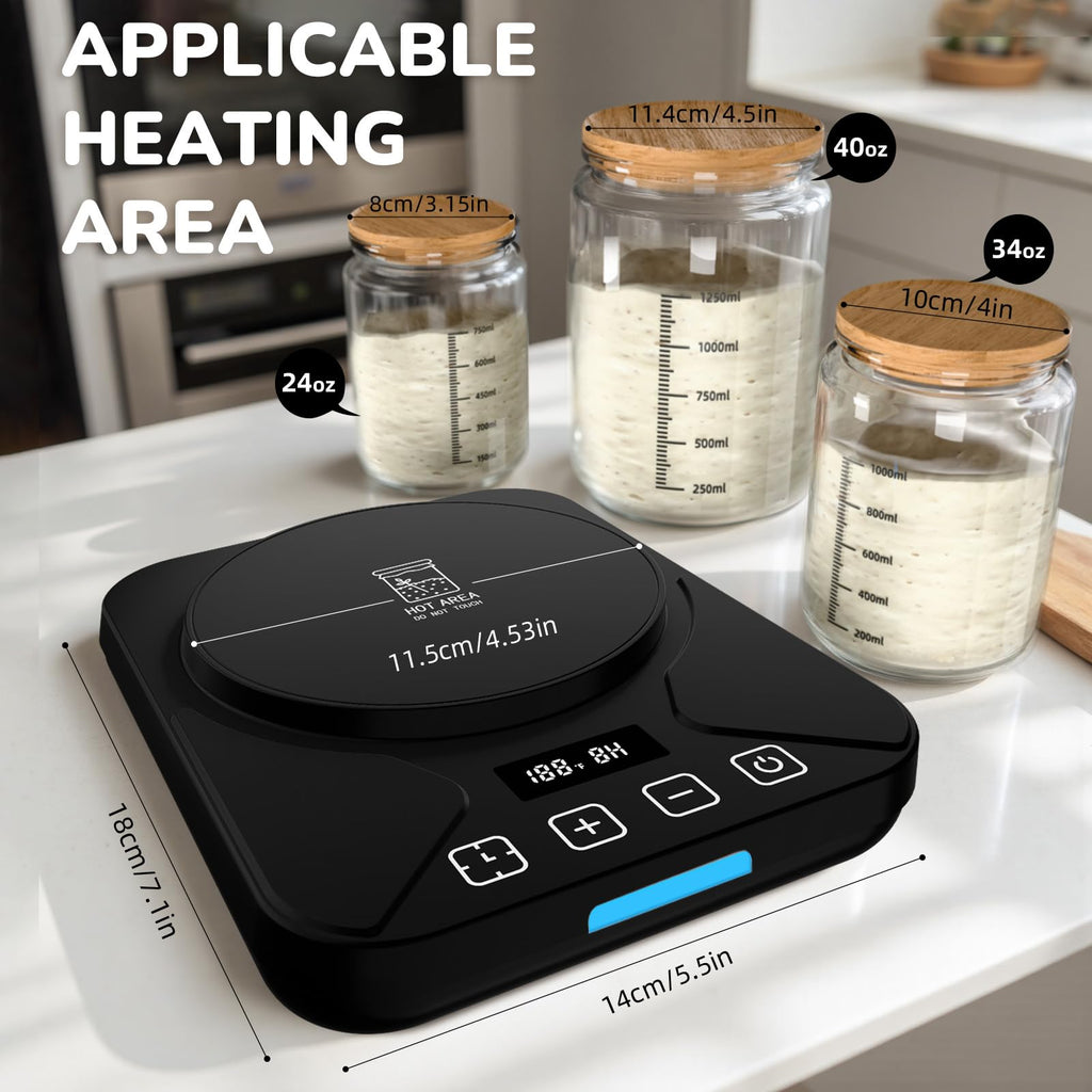 Smart Starter Warmer Mat for Happy, Active Sourdough Starter