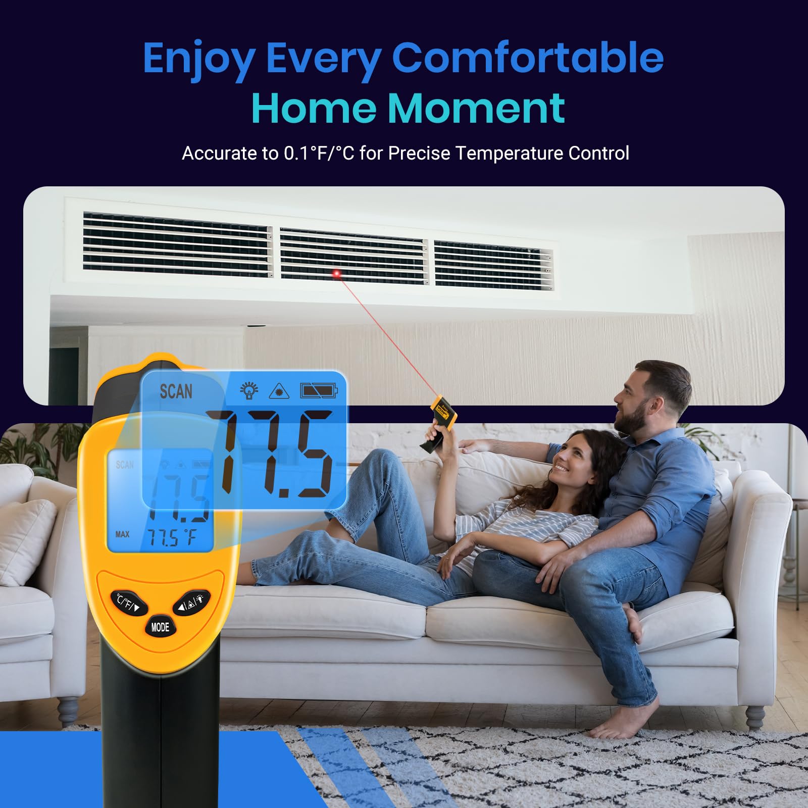 Instant Read Infrared Thermometer for Serious Home Bakers