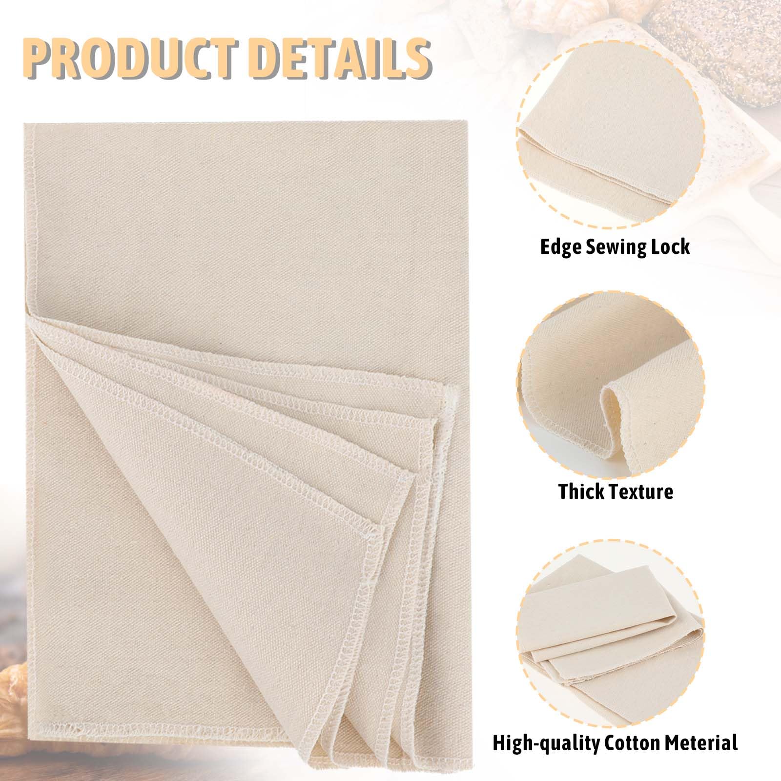 Easy Dough Proofing with Reusable Linen Bread Cloths