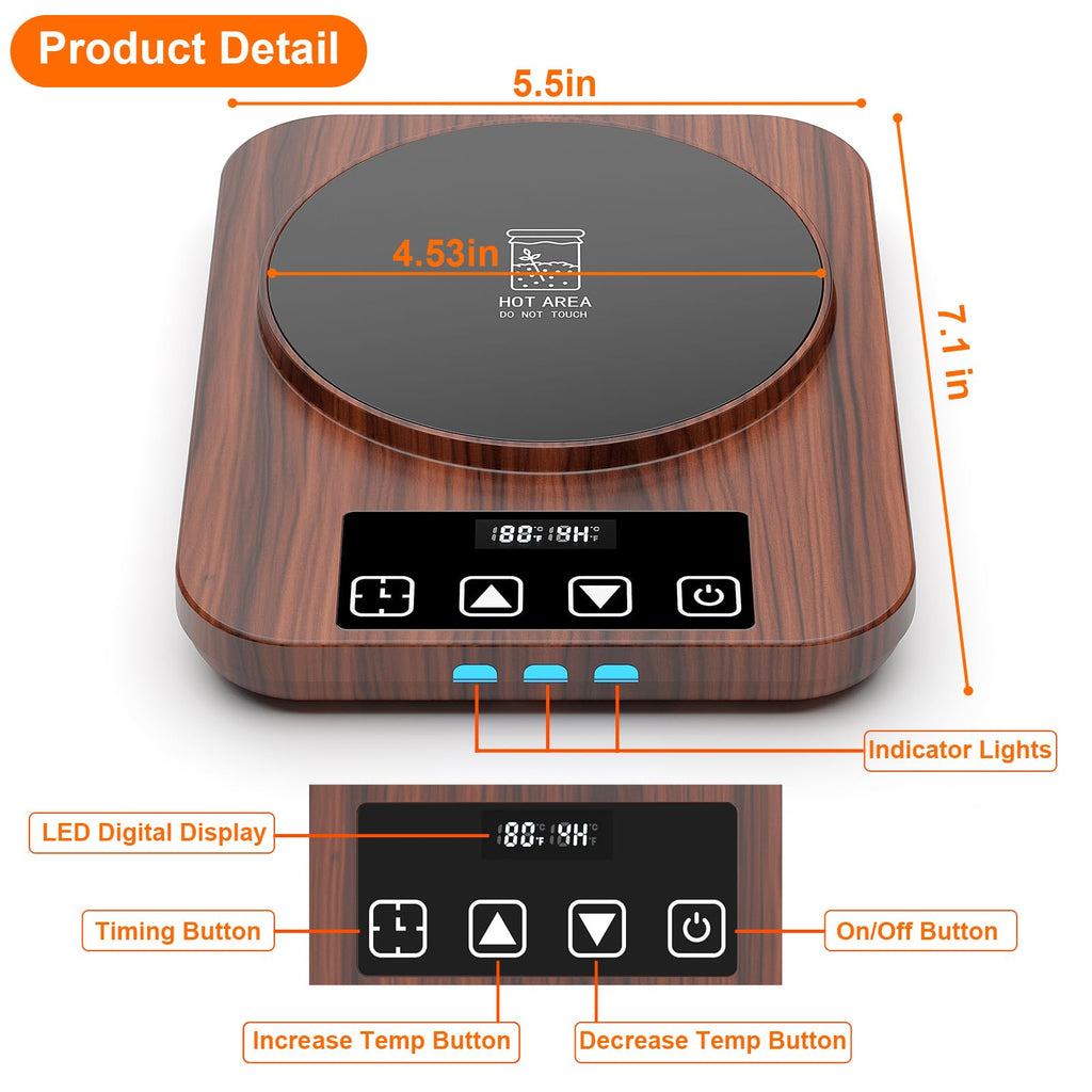 Sourdough Heater Mat with Thermostat for Perfect Starter Growth