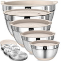Complete Stainless Bowl Set for Mixing, Prep, and Serving