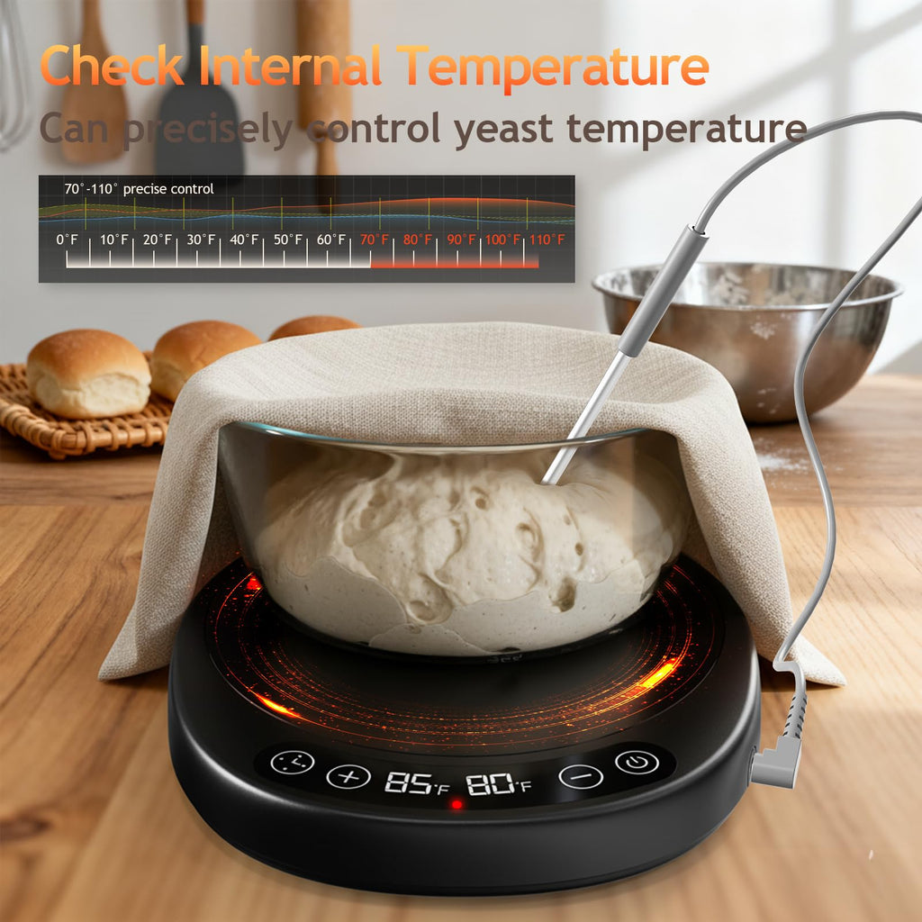 Easy Sourdough Starter Warmer with Timer and Temperature Probe