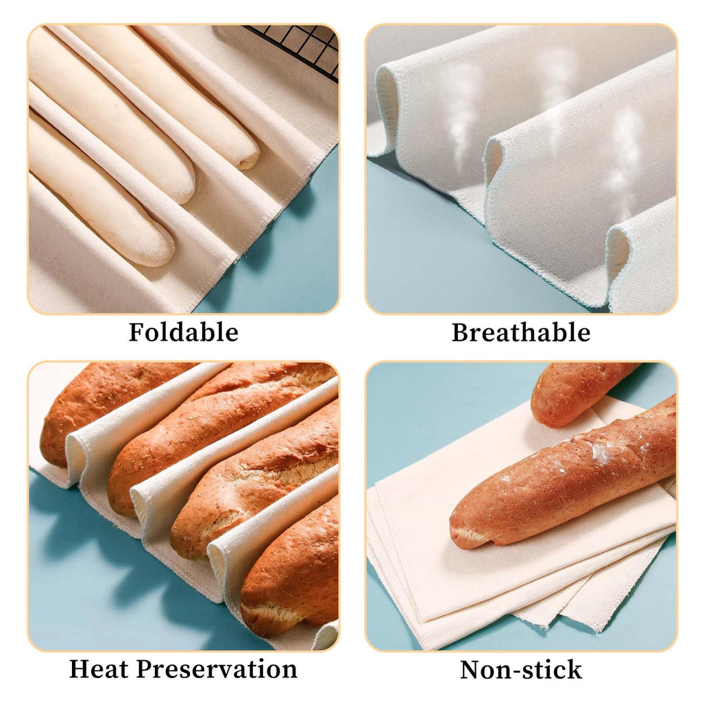 Easy Dough Proofing with Reusable Linen Bread Cloths
