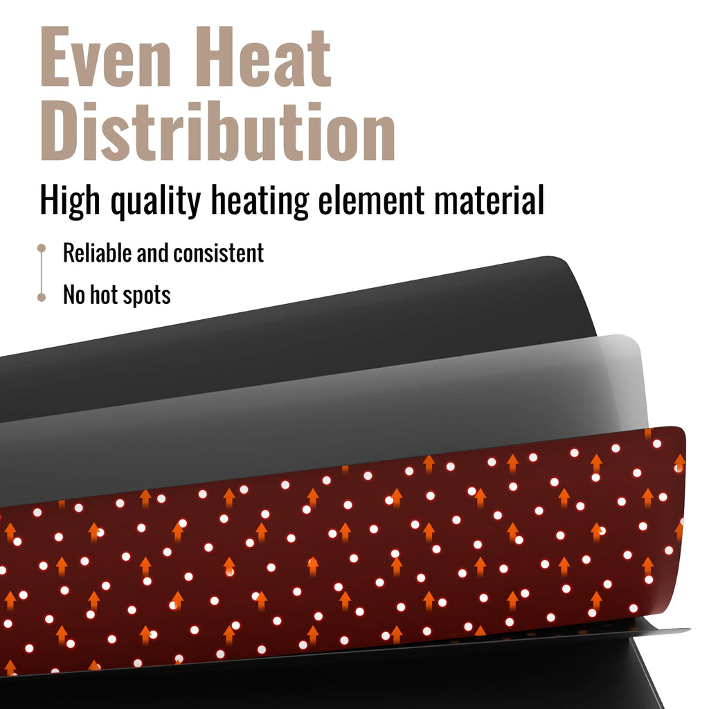 Warm Proofing Mat for Faster, Stronger Dough Rise