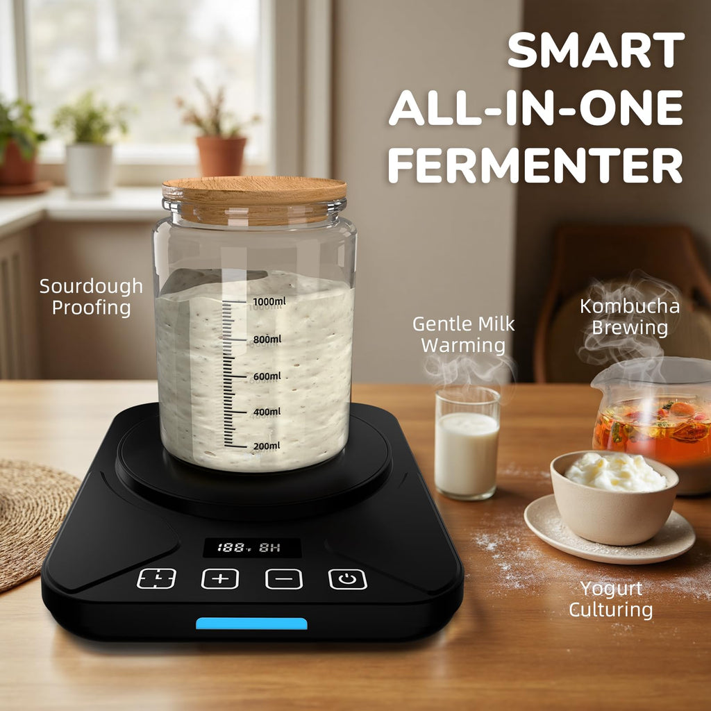 Smart Starter Warmer Mat for Happy, Active Sourdough Starter