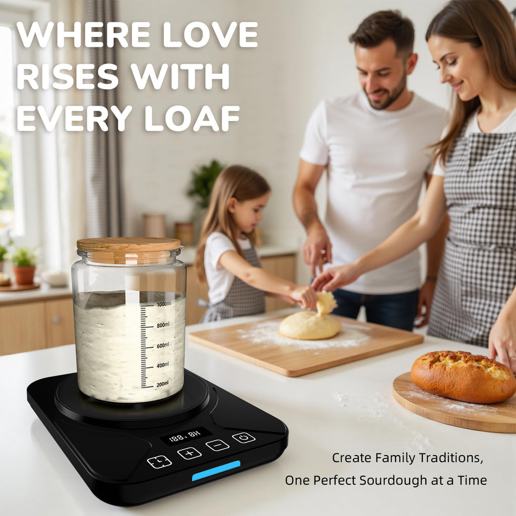 Smart Starter Warmer Mat for Happy, Active Sourdough Starter