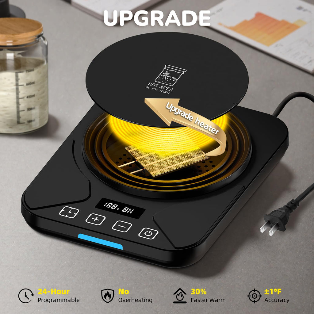 Smart Starter Warmer Mat for Happy, Active Sourdough Starter