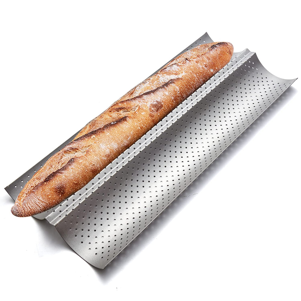 Perforated Baguette Baking Tray for Crispy Artisan Loaves