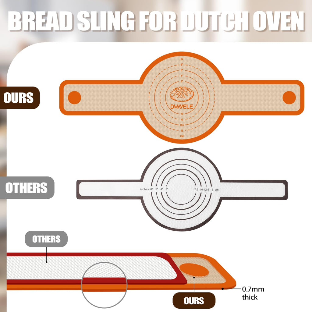 Reusable Bread Sling for Safe Sourdough Dutch Oven Transfers