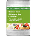 Heavy-Duty Cooling Rack for Cookies, Bread, and Baking