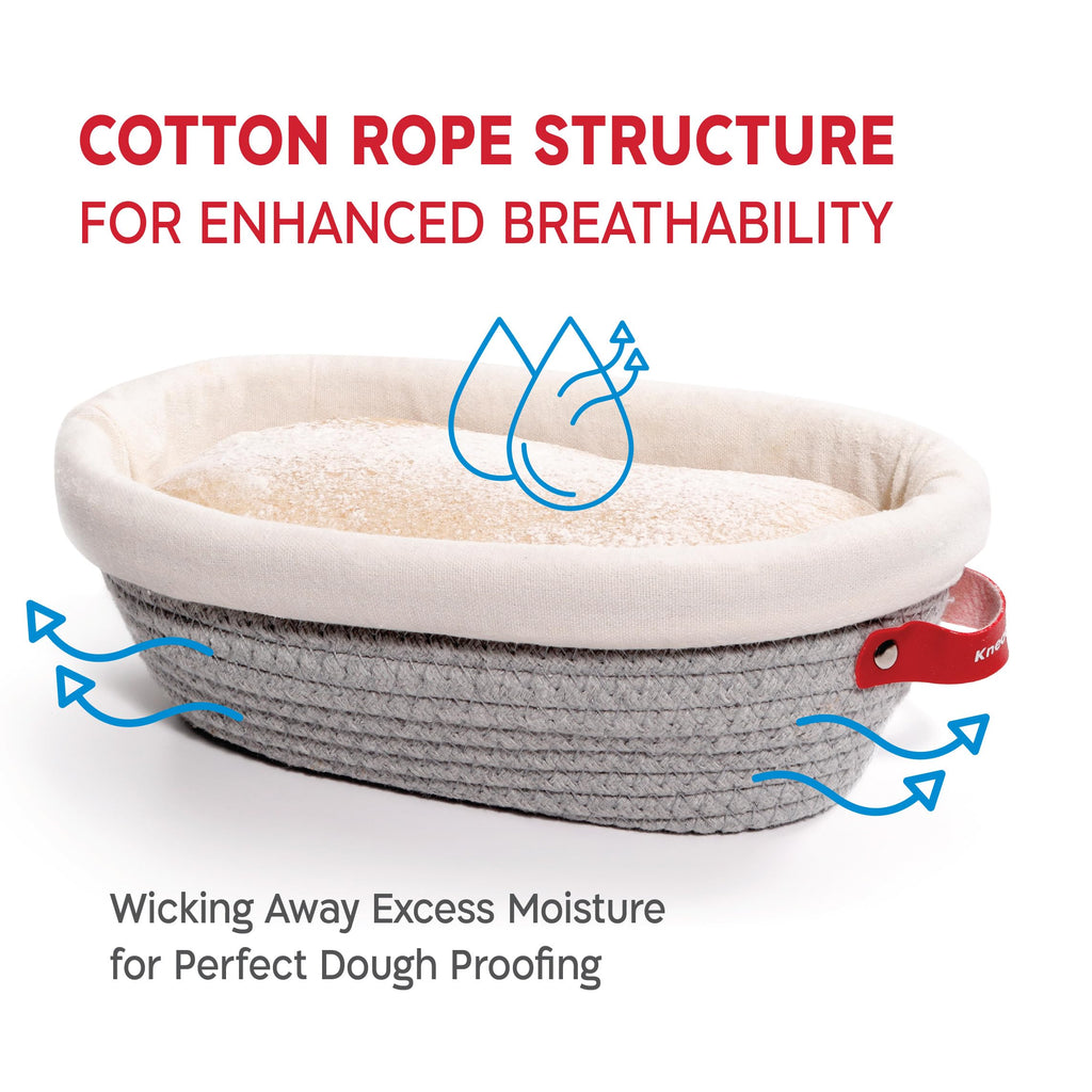 Artisan Bread Proofing Basket Set with Liners and Covers