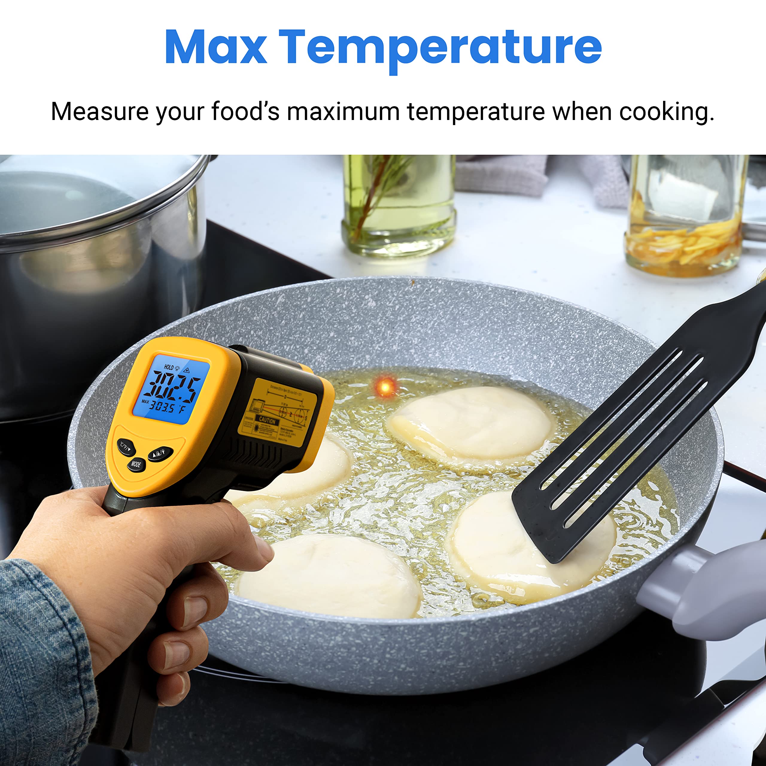 Instant Read Infrared Thermometer for Serious Home Bakers