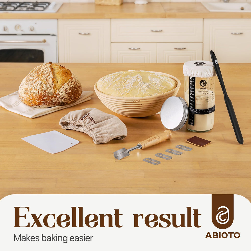 Complete Sourdough Starter Kit for Easy Homemade Bread Baking
