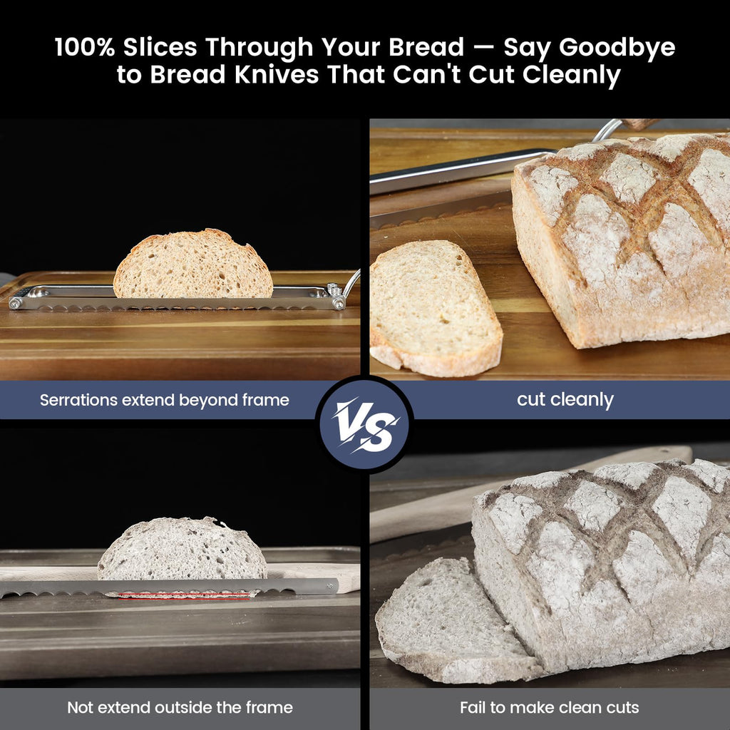 Precision Bread Slicer for Beautiful Sourdough and Baguette Cuts