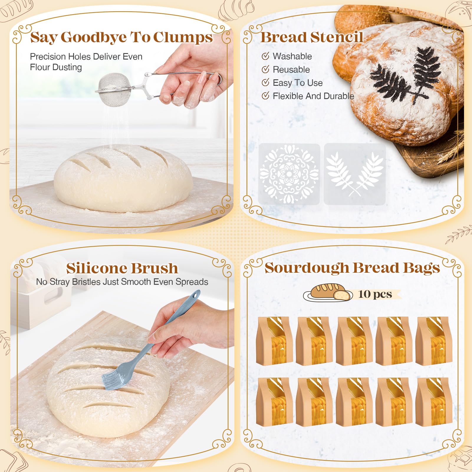Complete Sourdough Starter Kit for Easy Homemade Artisan Bread