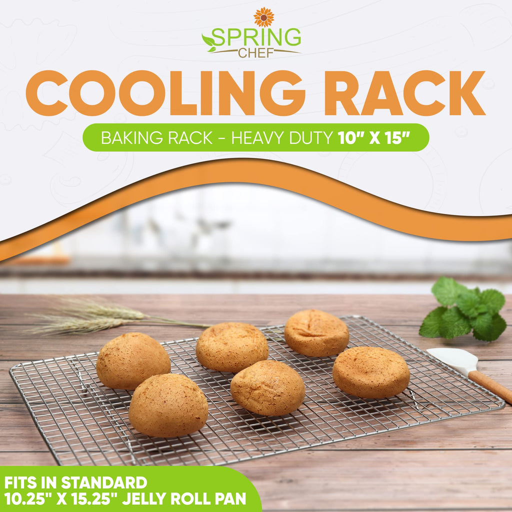 Heavy-Duty Cooling Rack for Cookies, Bread, and Baking
