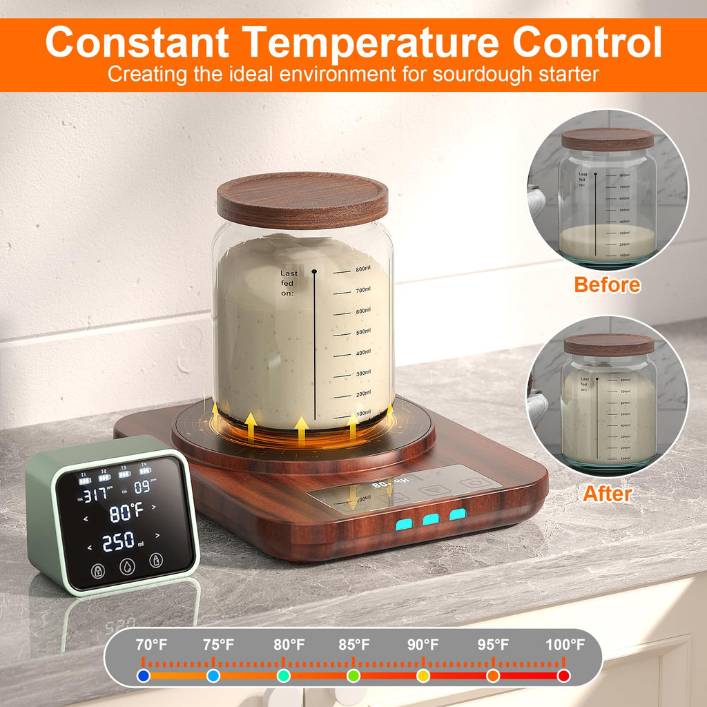 Sourdough Heater Mat with Thermostat for Perfect Starter Growth