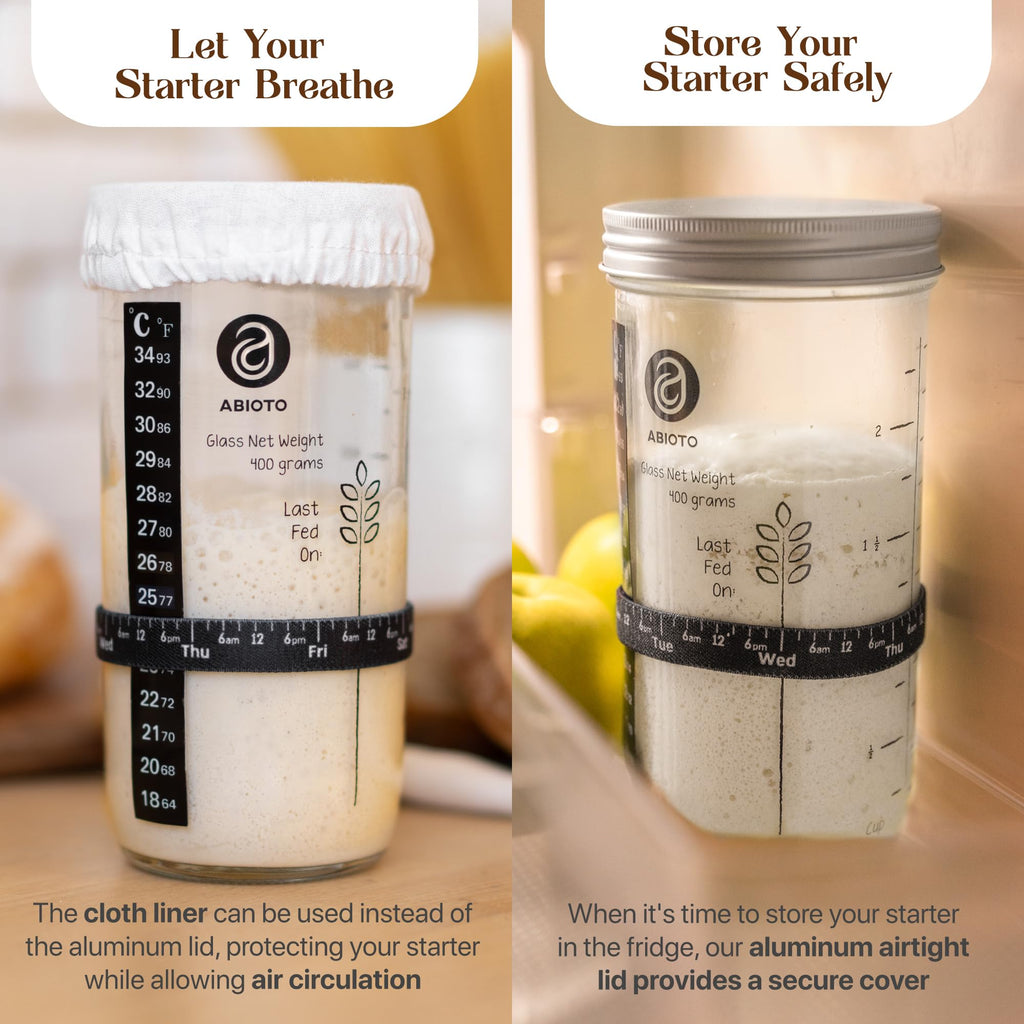 Complete Sourdough Starter Kit for Easy Homemade Bread Baking
