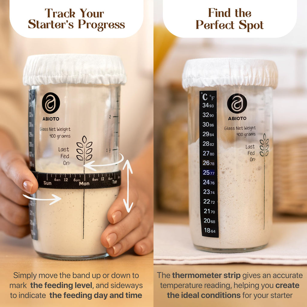 Complete Sourdough Starter Kit for Easy Homemade Bread Baking