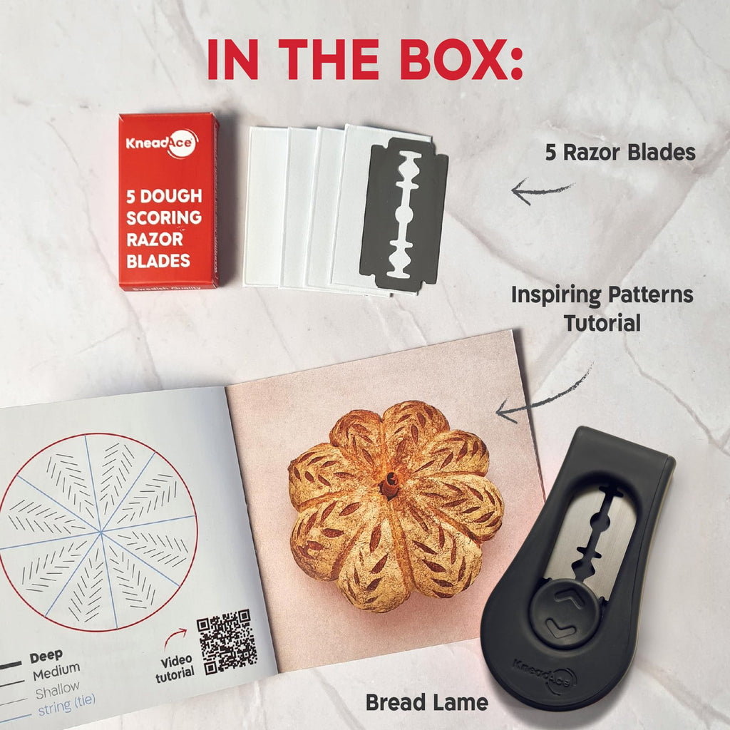 Sourdough Scoring Tool with Magnetic Safety Blade Design