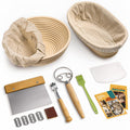 Sourdough Baking Basket Set with Essential Bread Making Tools