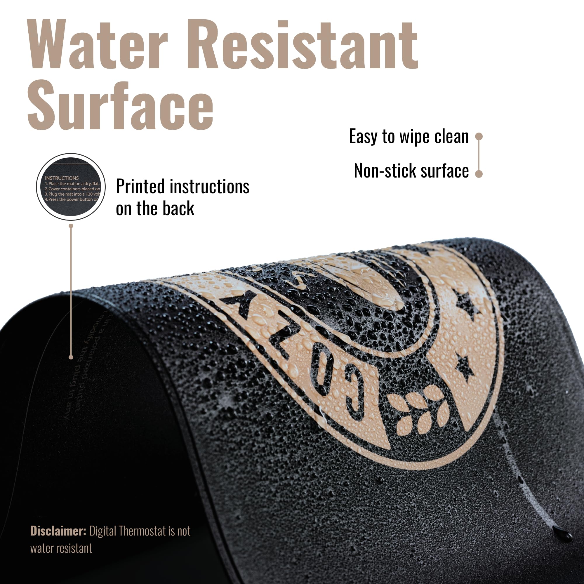 Cozy Bread® Sourdough Bread Proofing Mat for Home Bakers | USA Brand | Thermostat Controlled Bread Proofer (10" x 21") | Dough Riser Heating Mat