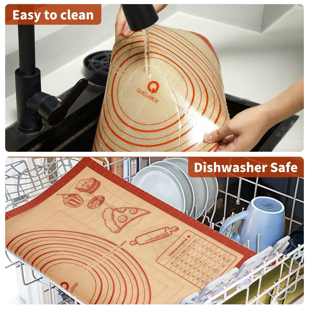 Extra Large Silicone Baking Mat for Easy Dough Rolling