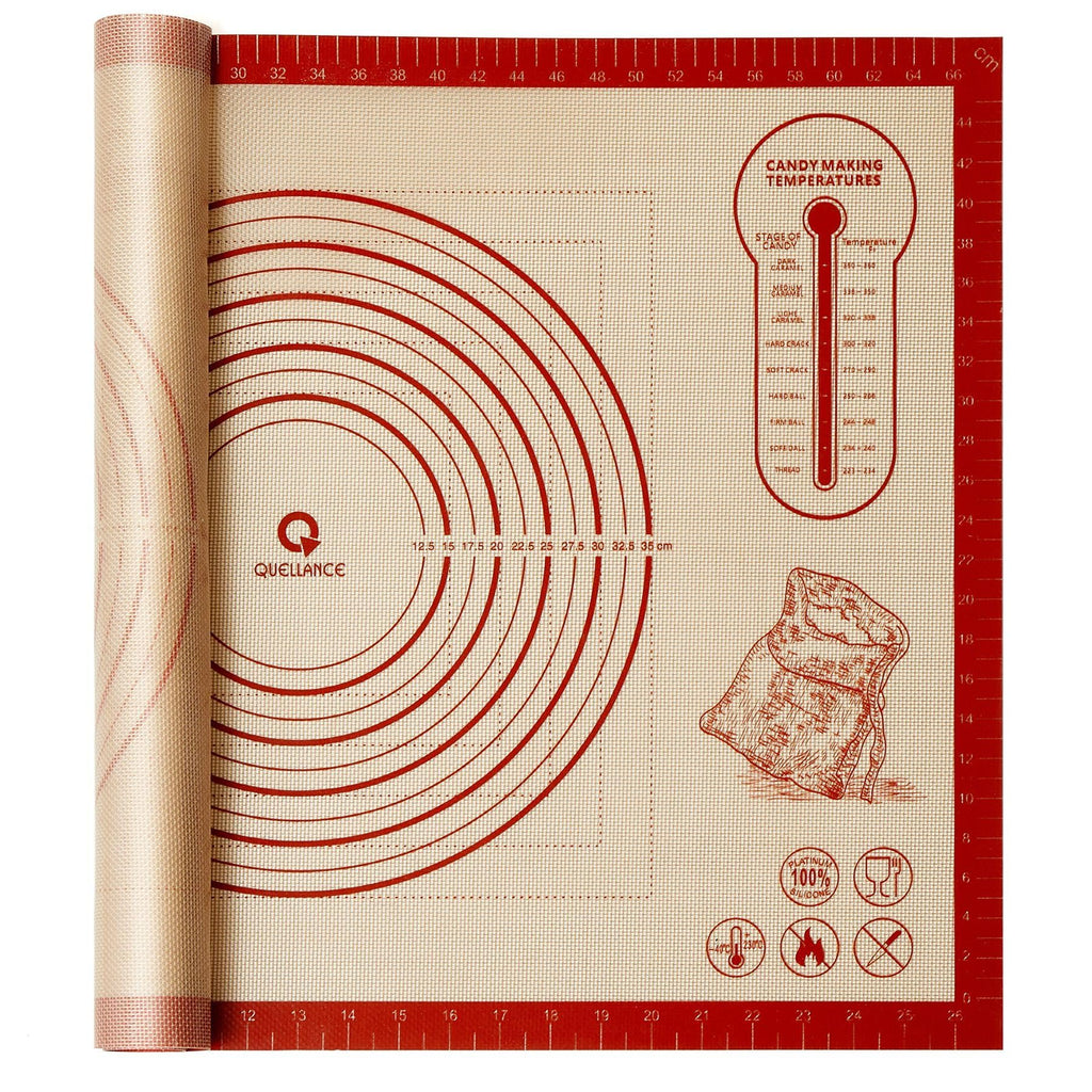 Extra Large Silicone Baking Mat for Easy Dough Rolling