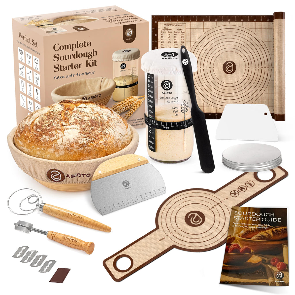 Complete Sourdough Starter Kit for Easy Homemade Bread Baking