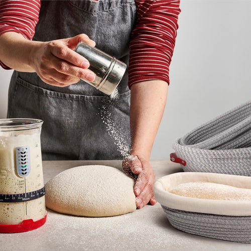 Artisan Bread Proofing Basket Set with Liners and Covers