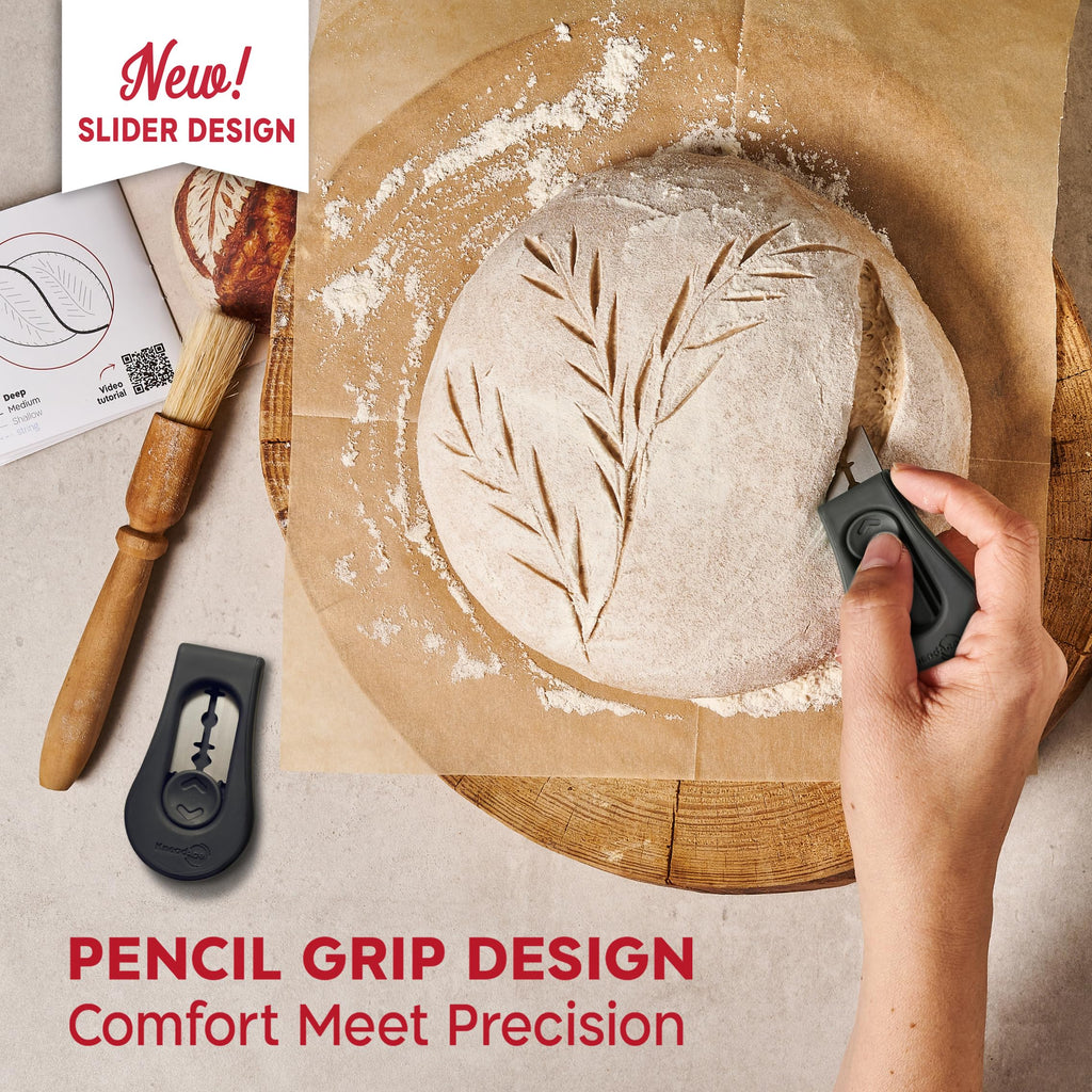 Sourdough Scoring Tool with Magnetic Safety Blade Design