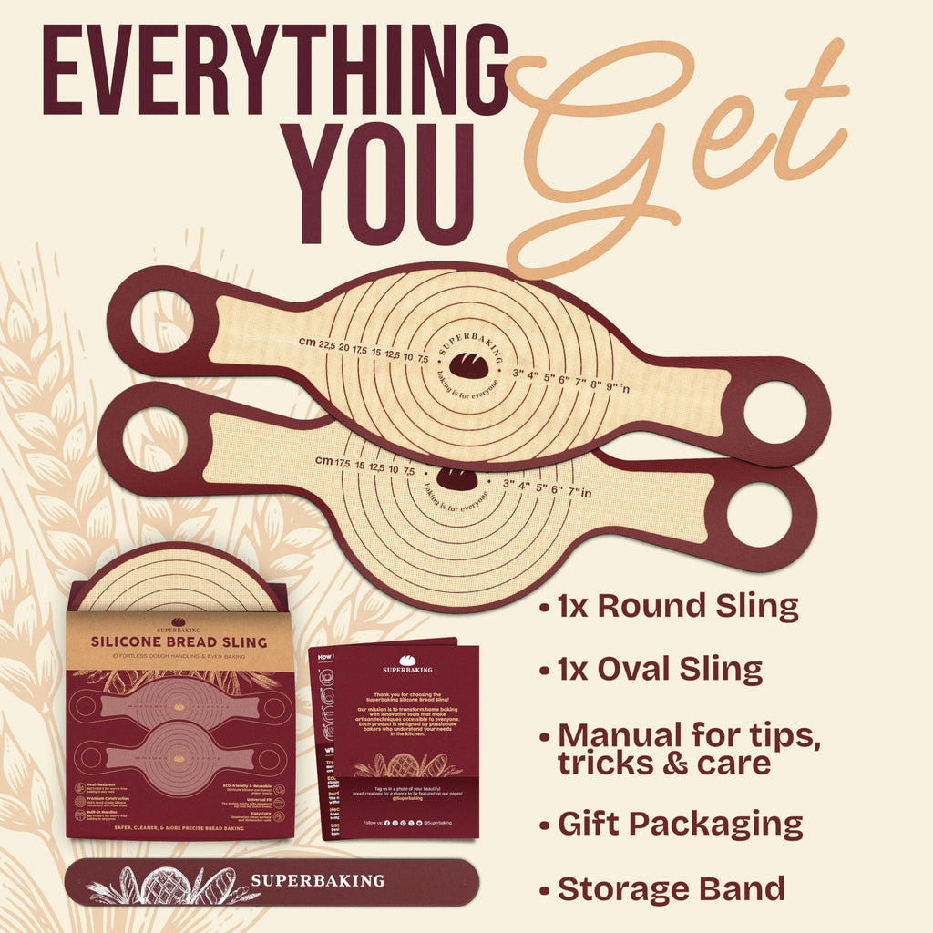 Silicone Bread Sling Set for Easy Dutch Oven Baking